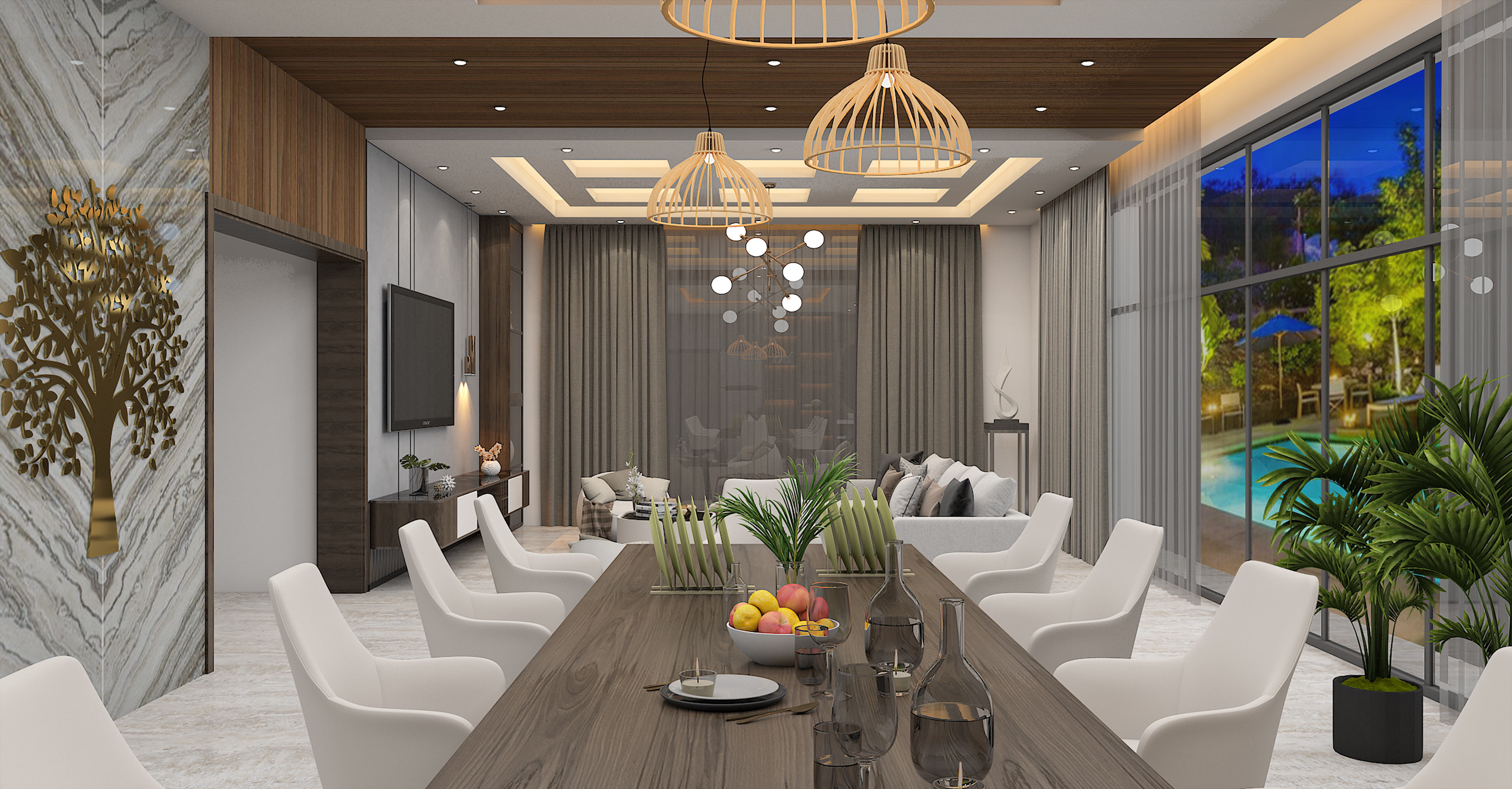 false ceiling contractors in Coimbatore
